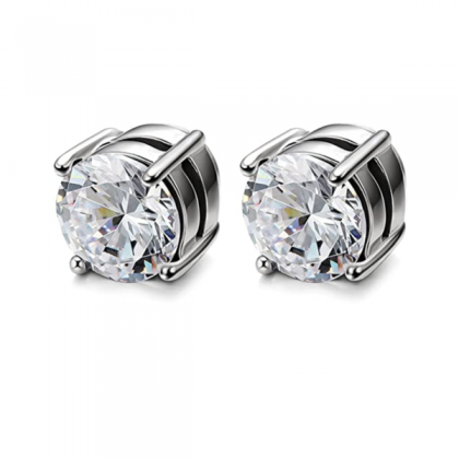 ICED SILVER EARRINGS